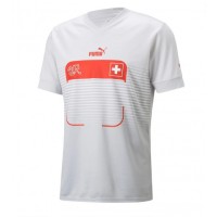 Camisa de Futebol Suíça Equipamento Secundário Mundo 2022 Manga Curta